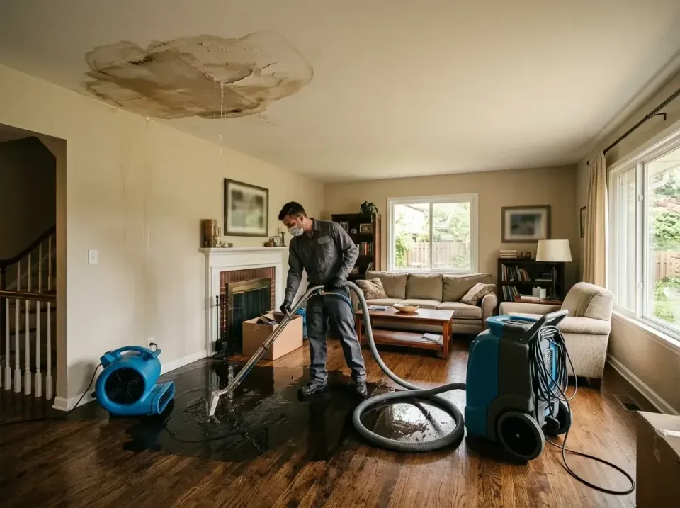 attic-pipe-burst-ceiling-drip-008 — frequently asked questions, Water Damage Restoration & Carpet Care in New Lenox, IL